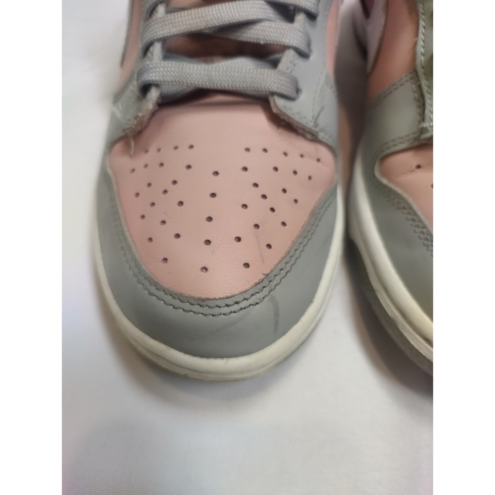 Nike Dunk Low Pink Grey White Sneakers DM8329-600 Womens Size 7 - Picture 7 of 9